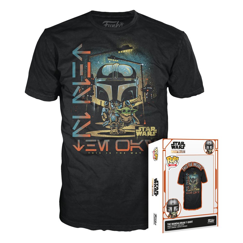 Star Wars The Mandalorian Funko POP! Tees The Mandalorian Póló