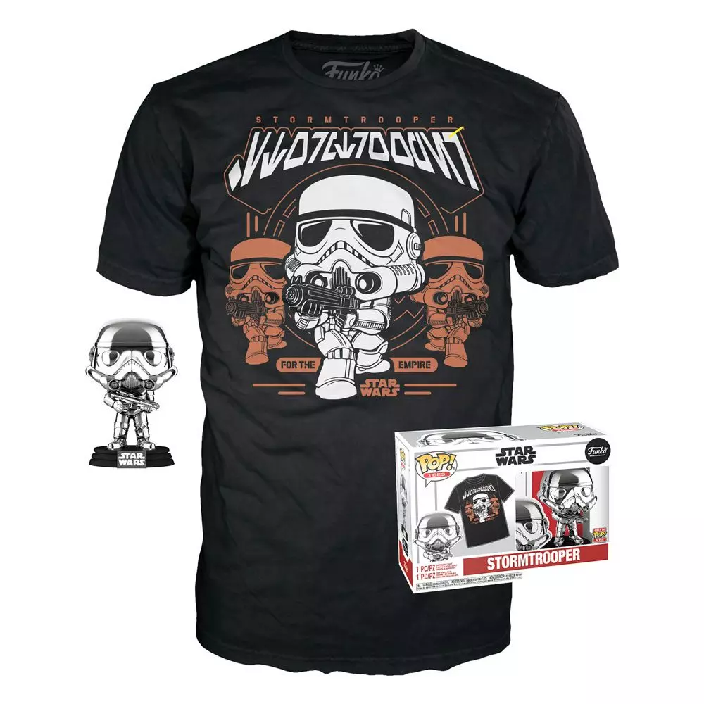 Star Wars Funko POP! & Tee Box Stormtrooper Póló és Figura