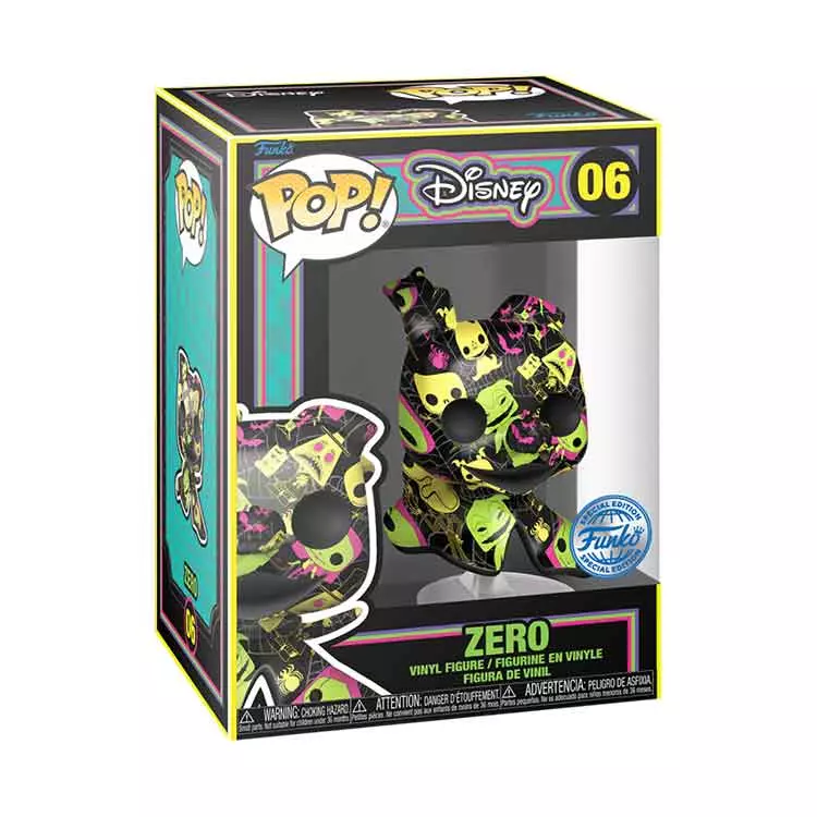 Disney Funko POP! Artist Series Figura TNBC BLKT - Zero Special Edition 9 cm