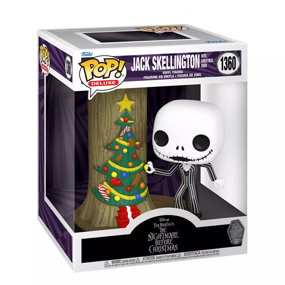 Nightmare before Christmas 30th Funko POP! Deluxe Figura Jack w/C.Town Door 9 cm