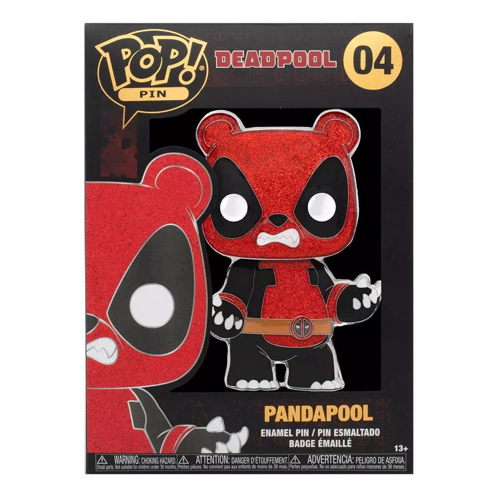 Deadpool POP! Enamel Pins Panda Deadpool 10 cm Kitűző