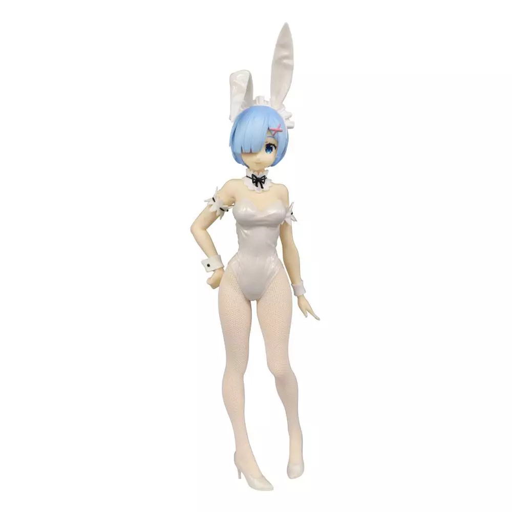 Zero BiCute Bunnies PVC Szobor Rem White Pearl Color Ver. 