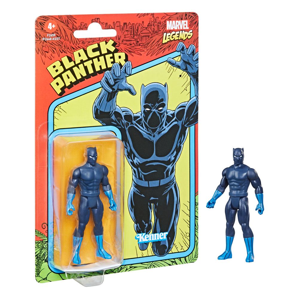 Marvel Legends Retro Collection Akció Figura 2022 Black Panther 10 cm