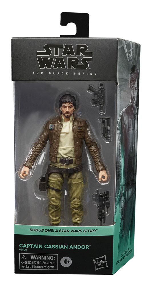 Star Wars Rogue One Black Series Akció Figura 2021 Captain Cassian Andor 15 cm - Utolsó Darabok -