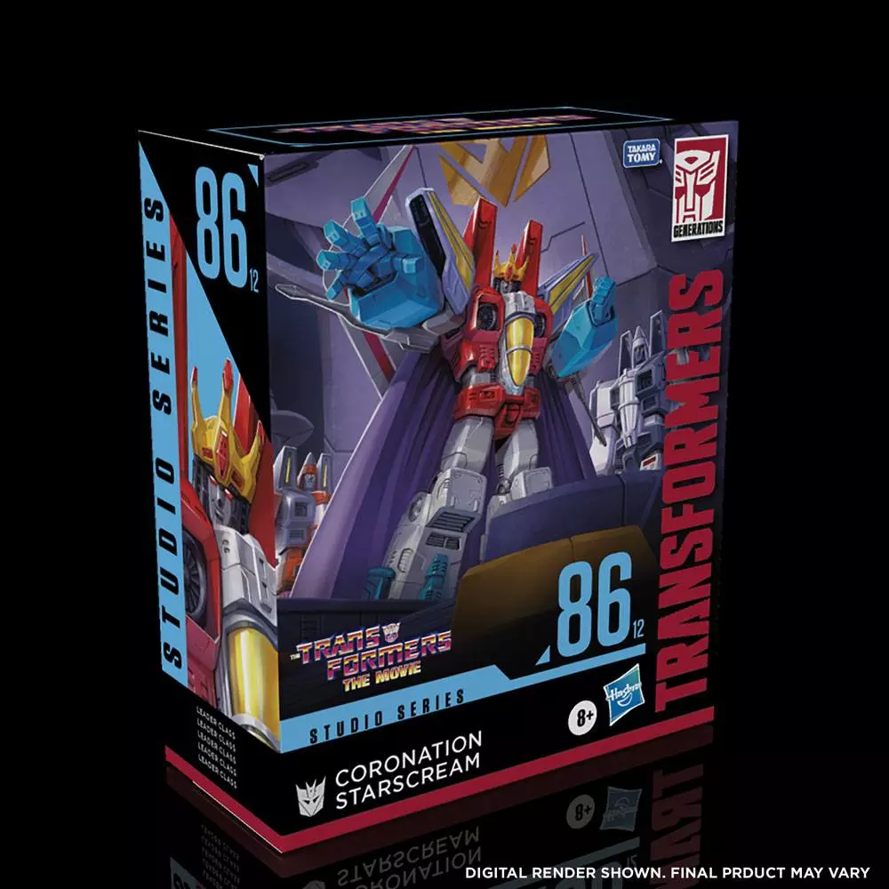 Transformers Movie 1986 Studio Series Leader Class Figura 2022 Coronation Starscream 22 cm