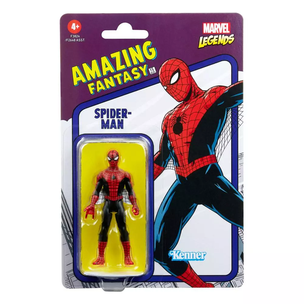 Marvel Legends Retro Collection Figura 2022 Spider-Man 10 cm
