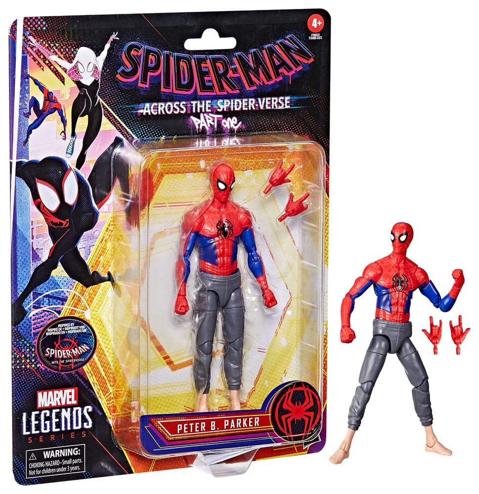 Spider-Man: Across the Spider-Verse Marvel Legends Figura Peter B. Parker 15 cm