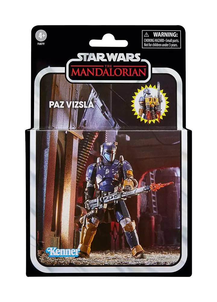 Star Wars: The Mandalorian Vintage Collection Akció Figura Paz Vizsla 10 cm