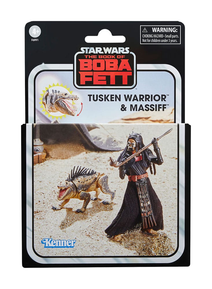 Star Wars: The Book of Boba Fett Vintage Collection Tusken Warrior & Massiff 10 cm Figura Csomag