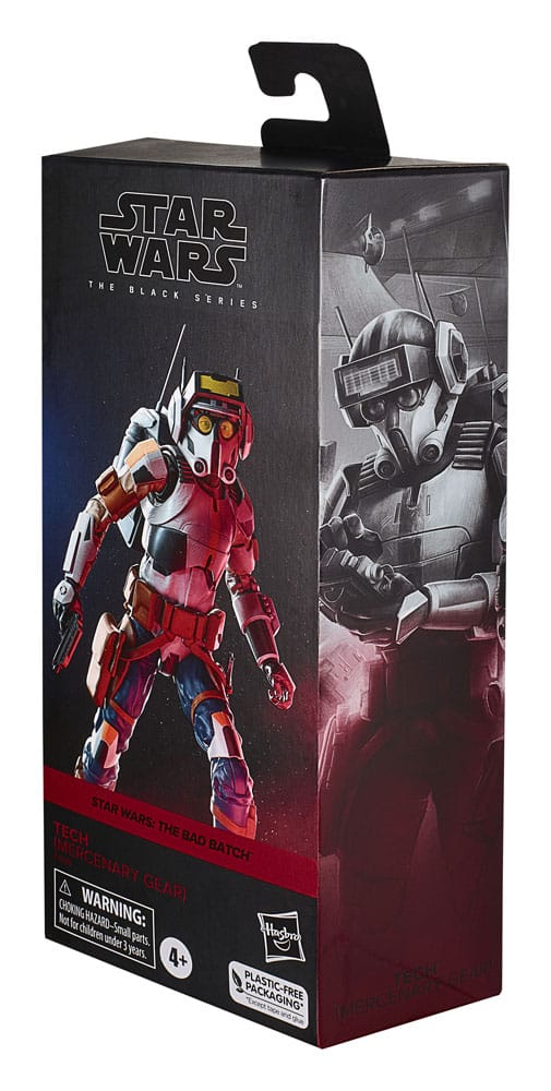Star Wars: The Bad Batch Black Series Figura Tech (Mercenary Gear) 15 cm
