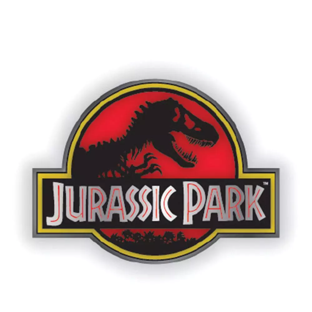 Jurassic Park Pin Badge Logo Kitűző
