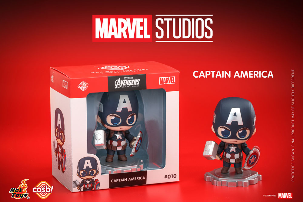Avengers: Endgame Cosbi Mini Figura Captain America 8 cm
