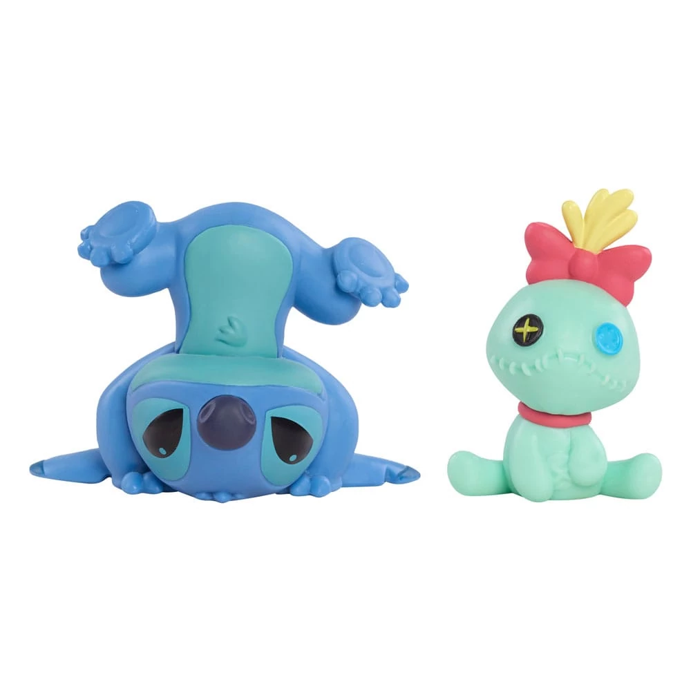 Lilo & Stitch Mini Figure 2-Pack Scrump & Upside Down Stitch 7 cm