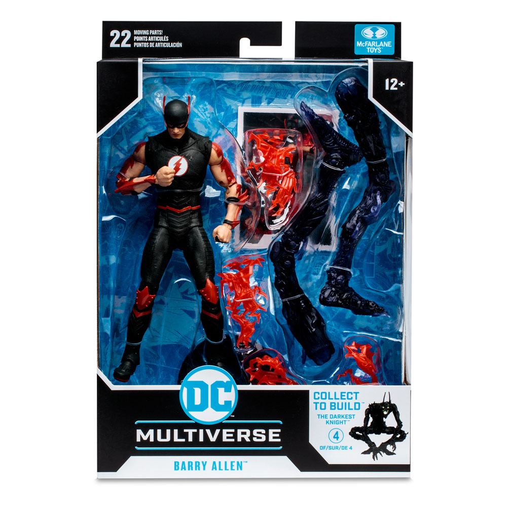 DC Multiverse Build A Akció Figura Barry Allen (Speed Metal) 18 cm