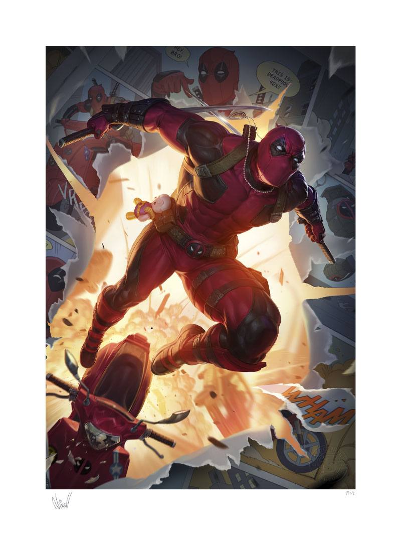 Marvel Art Print Deadpool 46 x 61 cm - unframed