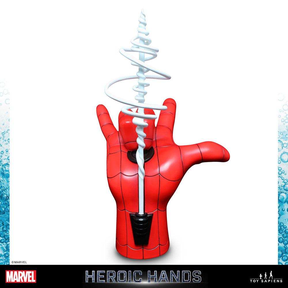 Marvel Heroic Hands Életnagyságú Szobor #01A Spider-Man 26 cm