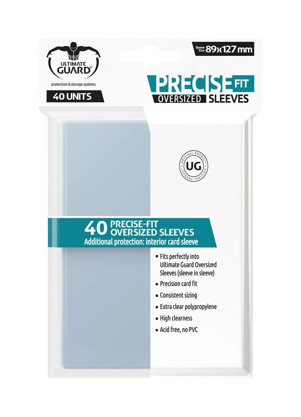 Ultimate Guard Precise-Fit Oversized Sleeves (40)