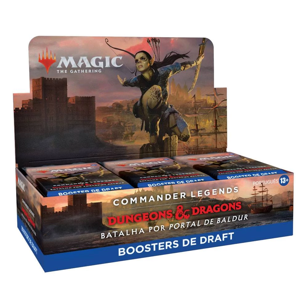 Magic the Gathering Commander Legends: Batalha pelo Portal de Baldur Draft Booster Display (24) portuguese