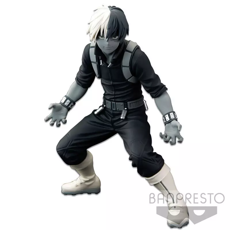 My Hero Academy Banpresto World figura Colosseum Super Master Star Piece The Thones Shoto Todoroki figura 21cm