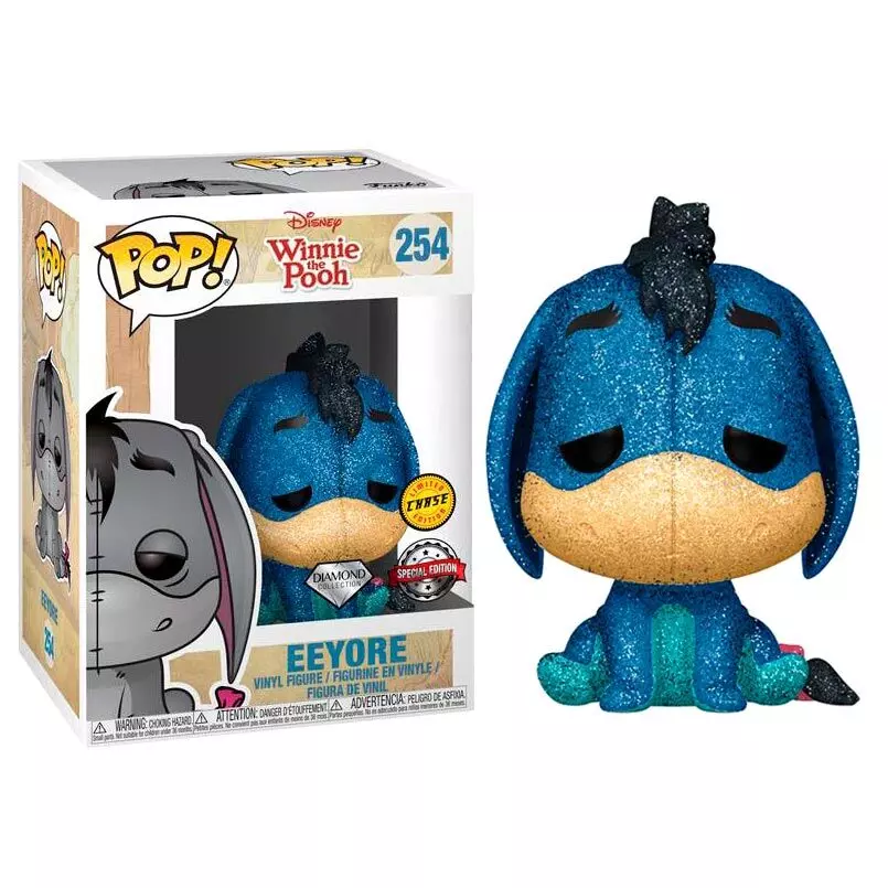 Disney Micimackó FUNKO POP Figura Disney Winnie The Pooh Eeyore DGLT Exclusive Chase