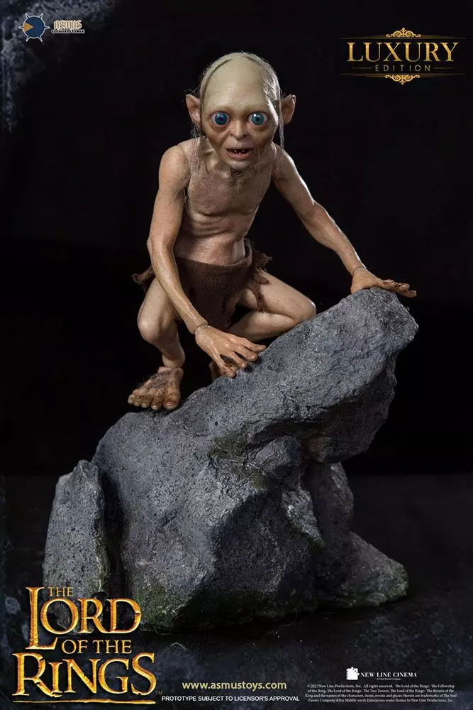 Lord of the Rings Akció Figura 1/6 Gollum (Luxury Edition) 19 cm
