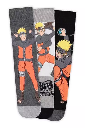 Naruto Shippuden 3db-os Zokni Szett 39-42