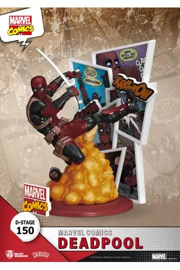 Előrendelhető Marvel Dioráma Deadpool 16 cm