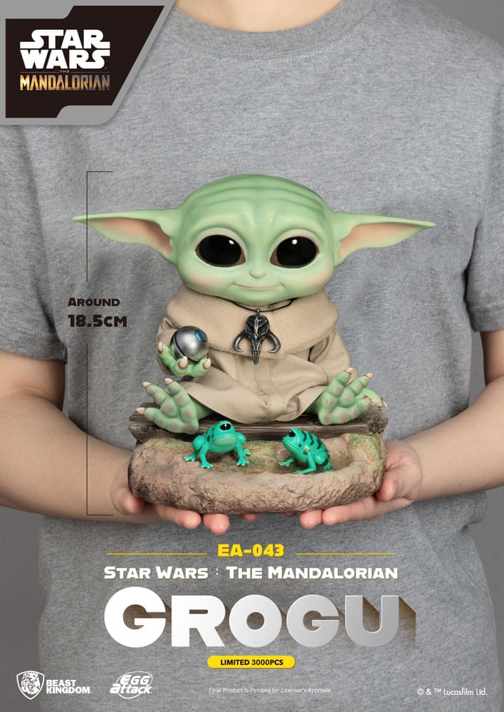 Előrendelhető Star Wars: The Mandalorian Szobor Grogu 18 cm