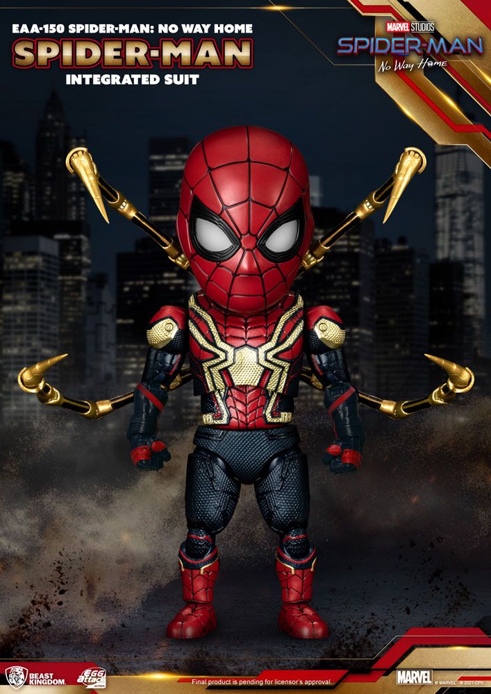 Spider-Man: No Way Home Egg Attack Akció Figura Spider-Man Integrated Suit 17 cm