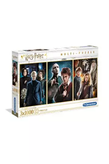 Harry Potter Multi Jigsaw Puzzle Characters (3 x 1000 db)