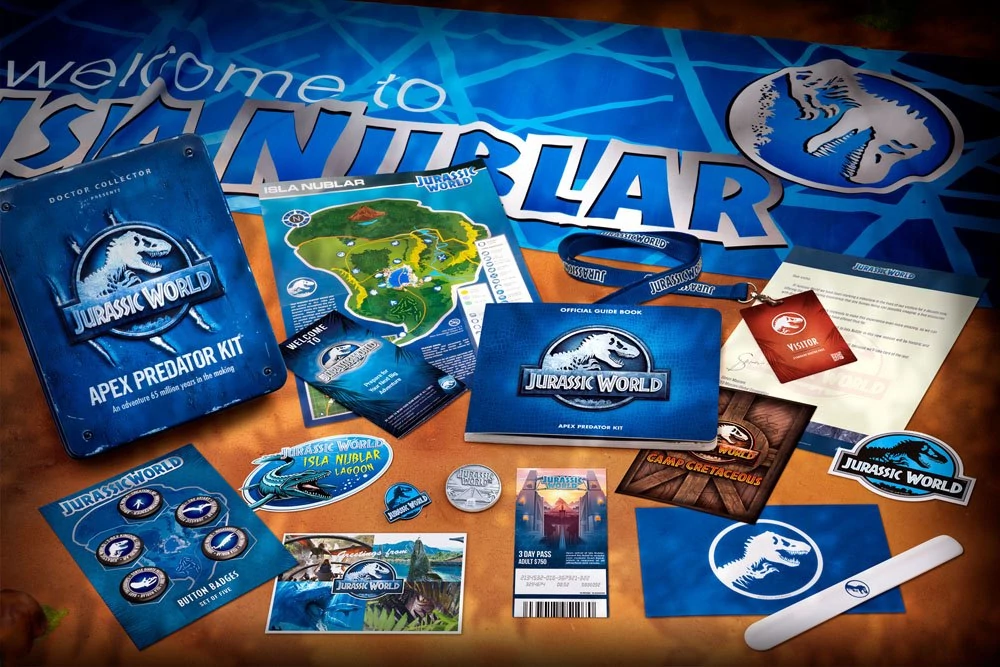 Jurassic World Apex Predator Kit Gyűjtői Csomag Díszcsomagolásban