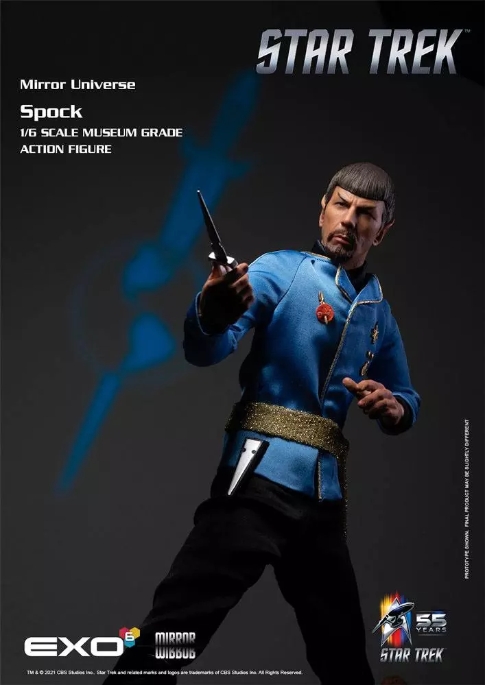Star Trek: The Original Series Akció Figura 1/6 Mirror Universe Spock 30 cm