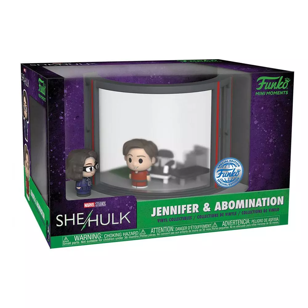She-Hulk POP! Mini Moment Vinyl Akció Figura Jennifer & Abomination 5 cm