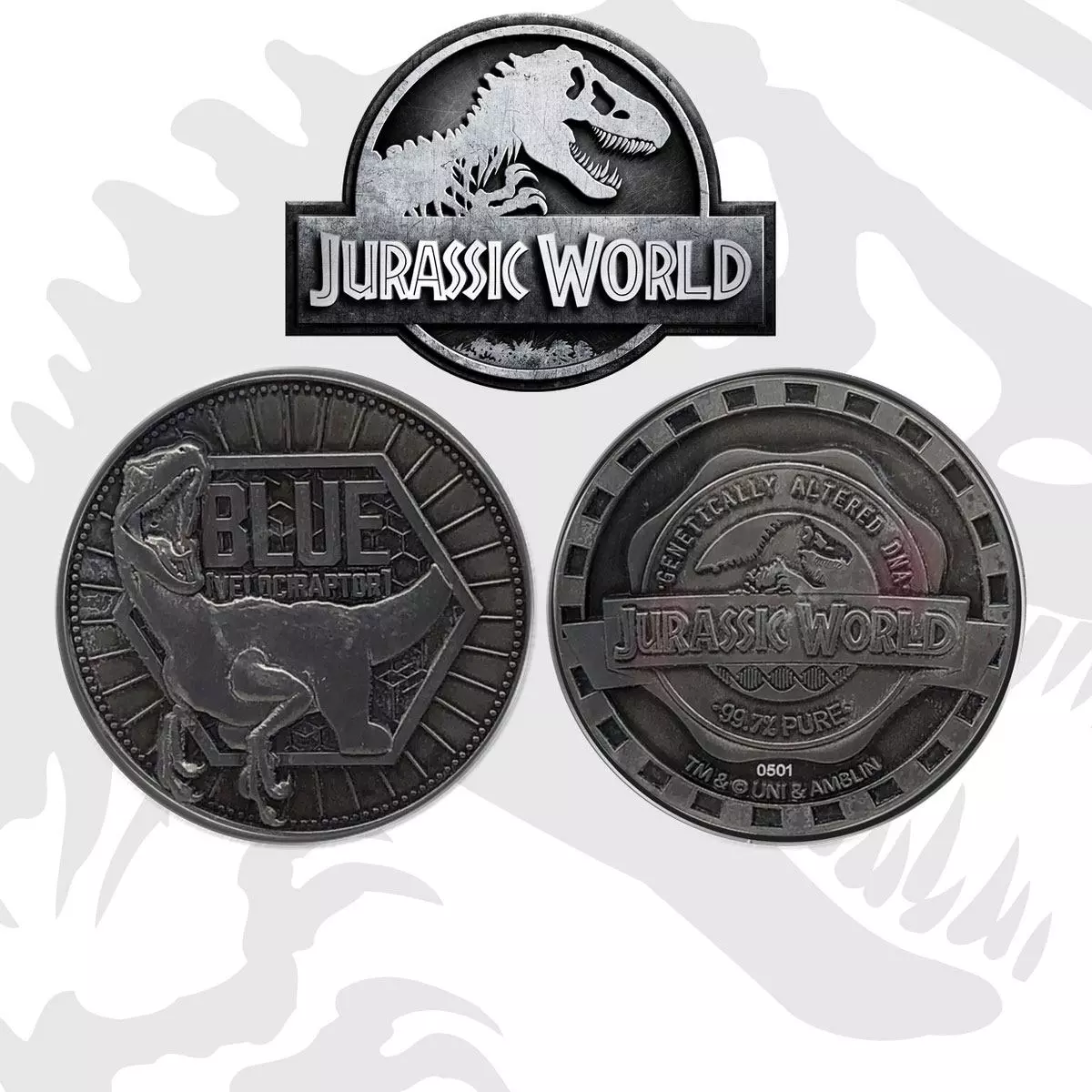 Jurassic World Collectable Coin Blue Limited Edition Gyűjthető Érme Előrendelhető, várható megjelenés 2024/03