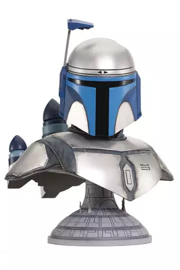 Előrendelhető Star Wars Episode II Jango Fett Mellszobor 25 cm