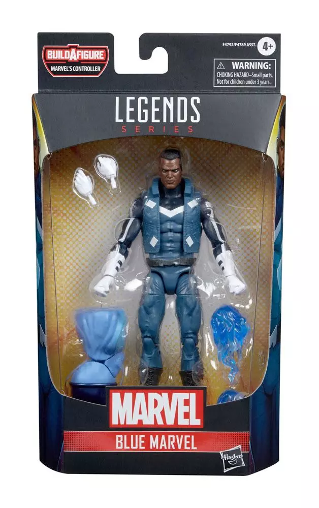 Marvel Legends Series Akció Figura 2022 Marvel's Controller BAF #2: Blue Marvel 15 cm