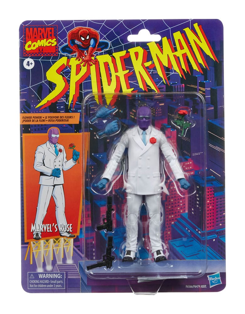 Spider-Man Marvel Legends Retro Collection Akció Figura Marvel's Rose 15 cm