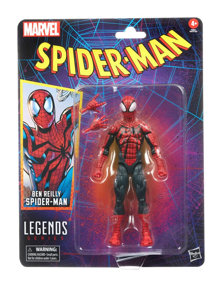 Spider-Man Marvel Legends Retro Collection Akció Figura Ben Reilly Spider-Man 15 cm