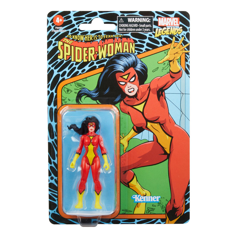 Marvel Legends Series Retro Akció Figura Spider-Woman 15 cm