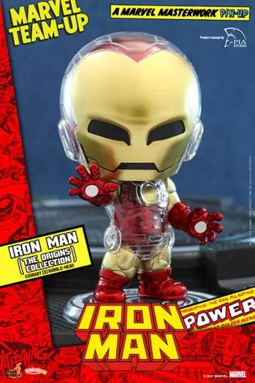 Marvel Comics Cosbaby (S) Figura Iron Man (The Origins Collection) 10 cm