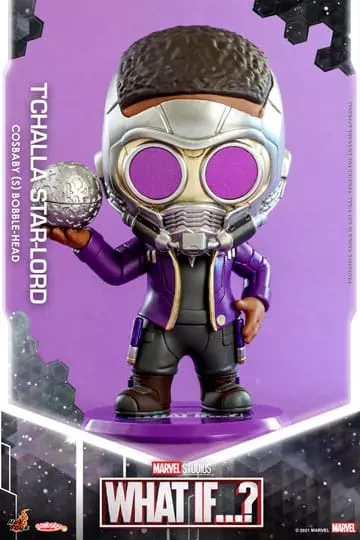 What If...? Cosbaby (S) Figura T'Challa Star-Lord 10 cm