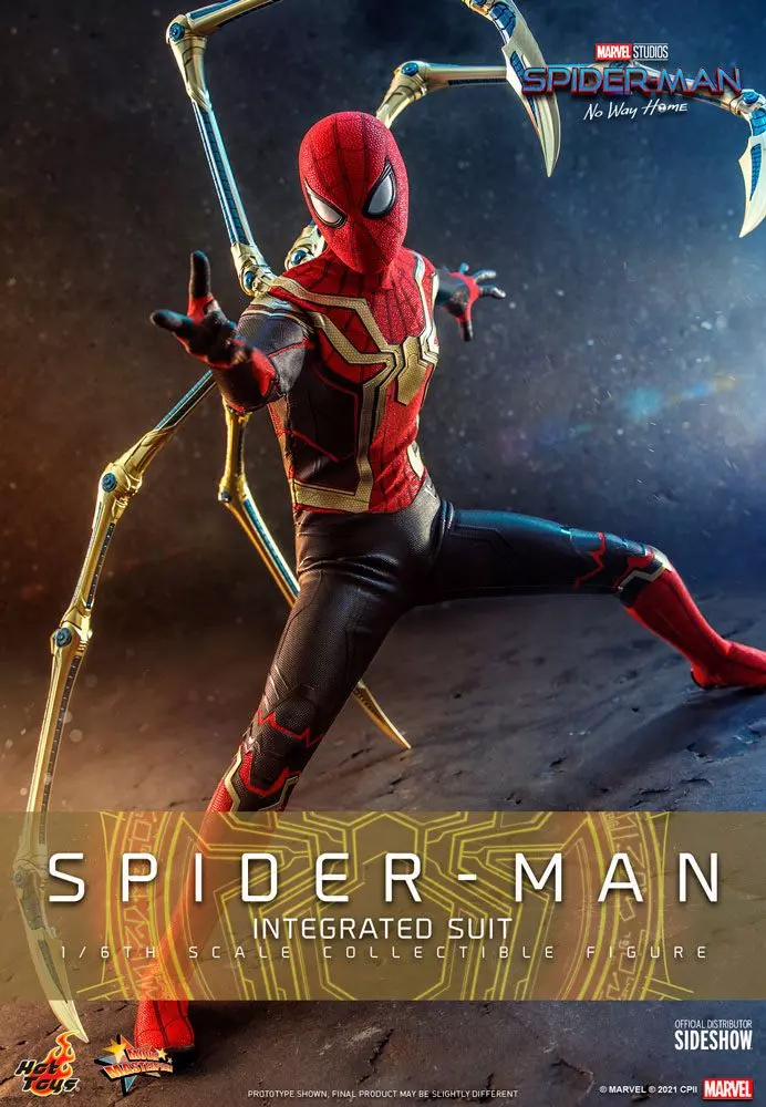 Spider-Man: No Way Home Movie Masterpiece Akció Figura 1/6 Spider-Man (Integrated Suit) 29 cm