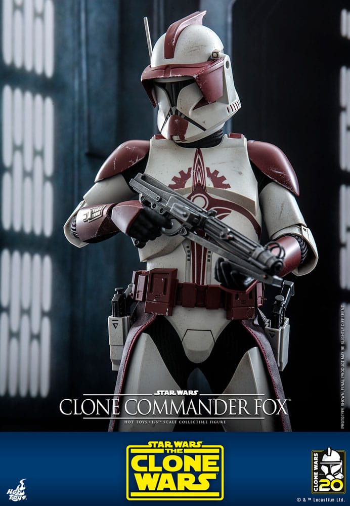 Előrendelhető Star Wars: The Clone Wars Clone Fox 30 cm