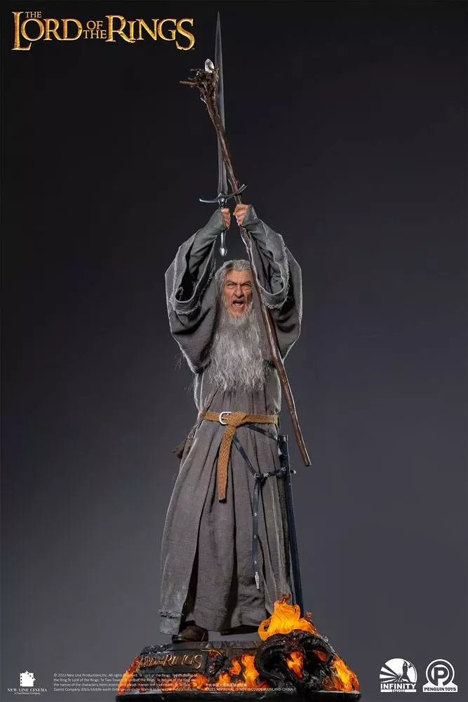Lord Of The Rings Master Forge Series Szobor 1/2 Gandalf The Grey Ultimate Edition 156 cm
