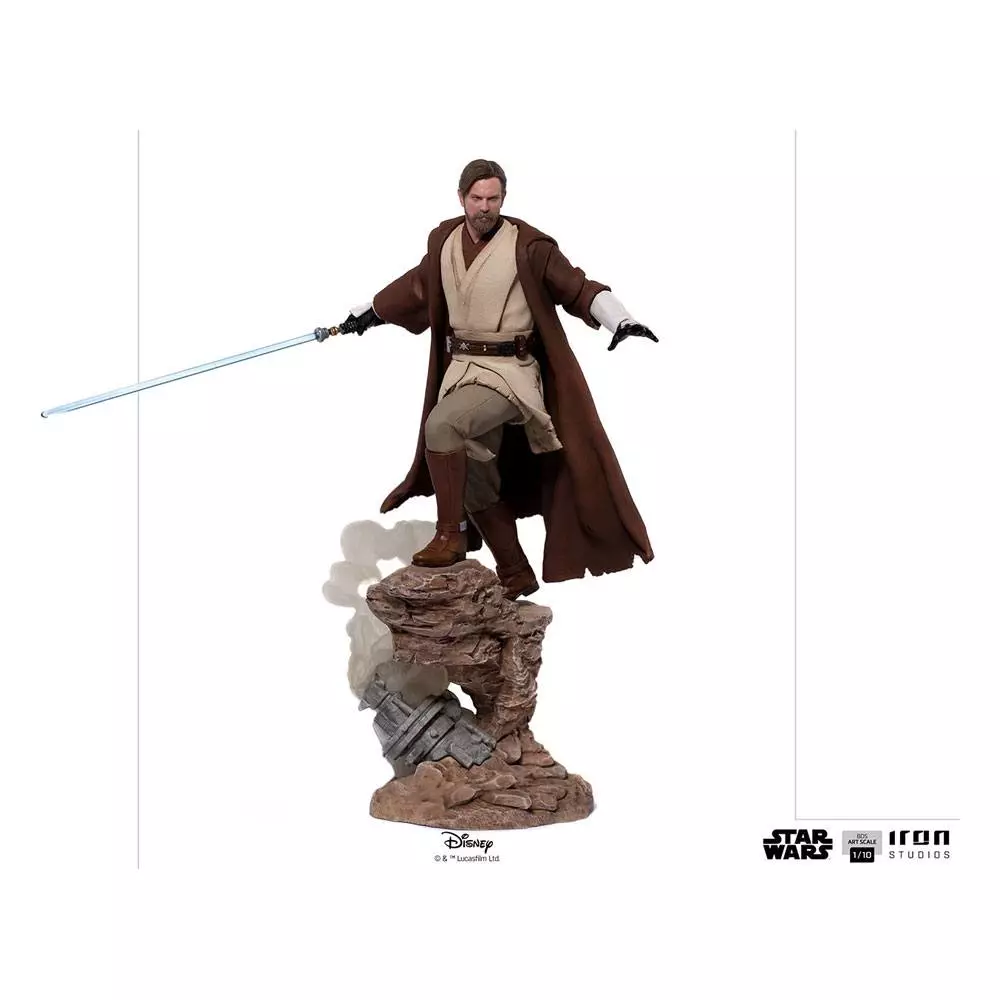 Star Wars Deluxe BDS Art Scale Iron Studios Szobor 1/10 Obi-Wan Kenobi 28 cm