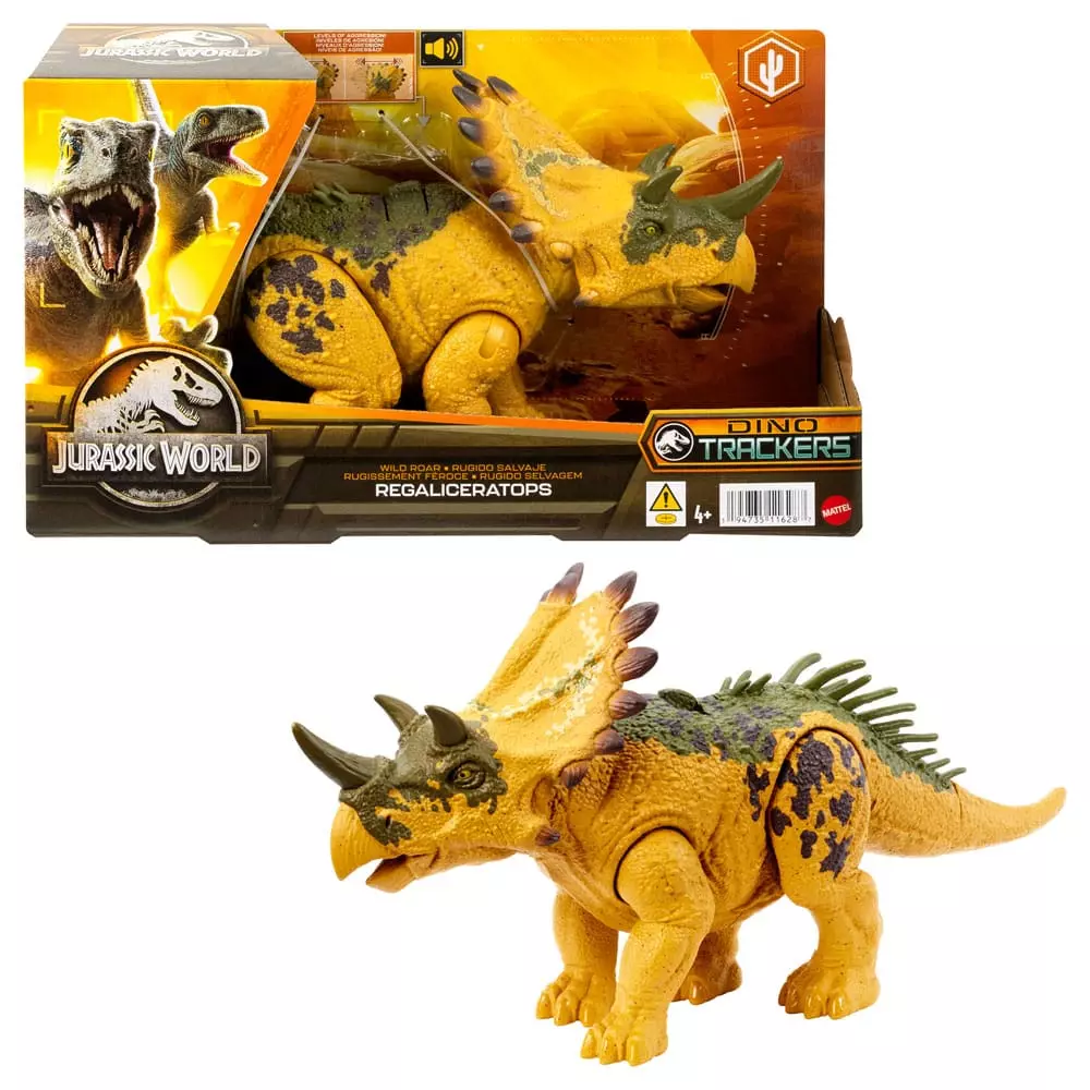 Jurassic World Dino Trackers Akció Figura Wild Roar Regaliceratops