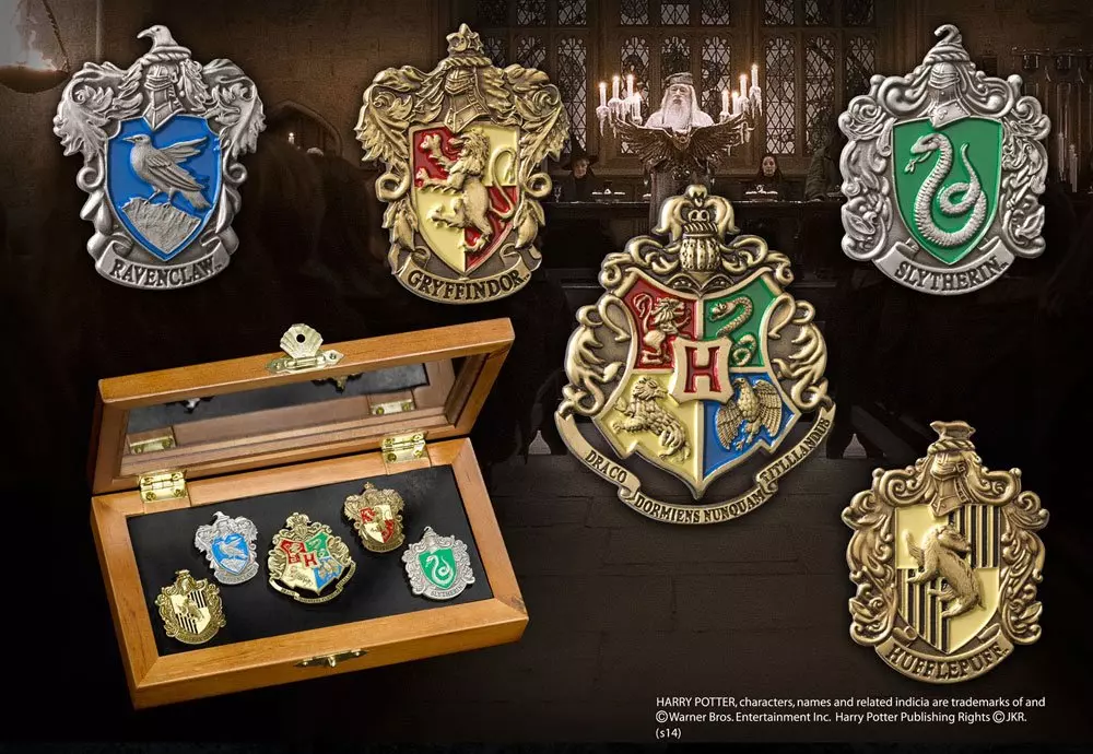 Harry Potter Kitűző Csomag 5 Darabos Hogwarts Houses