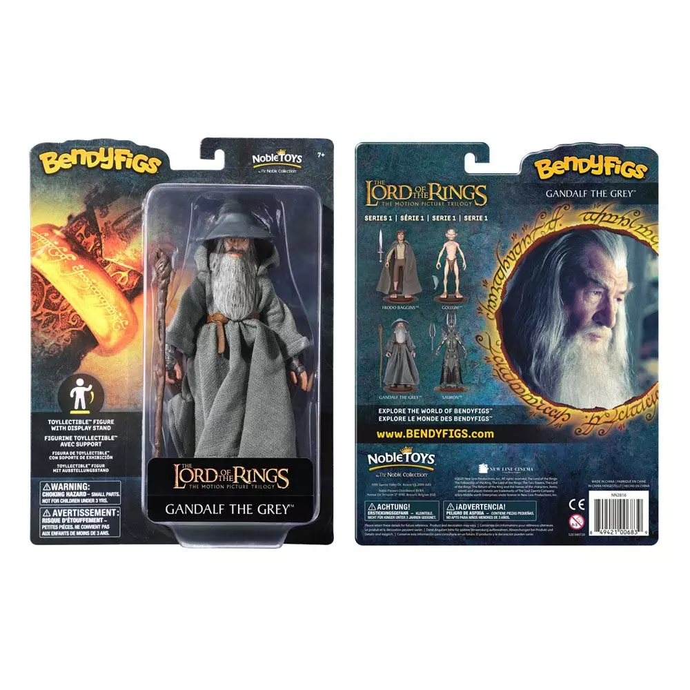 Lord of the Rings Bendyfigs Bendable Figura Gandalf 19 cm