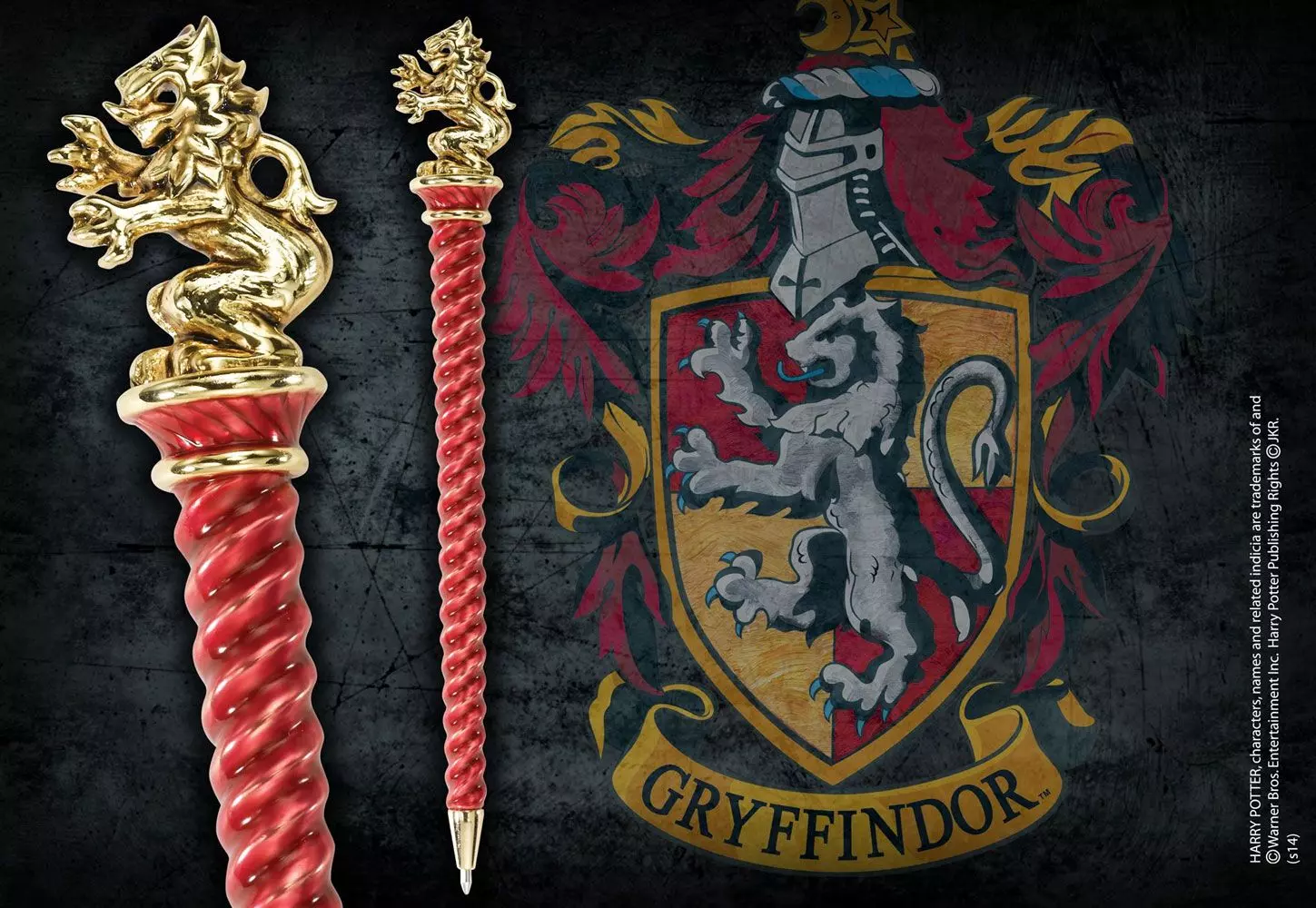 Harry Potter - Hogwarts House Toll - Gryffindor 18 cm Arany És Ezüst Bevonatú