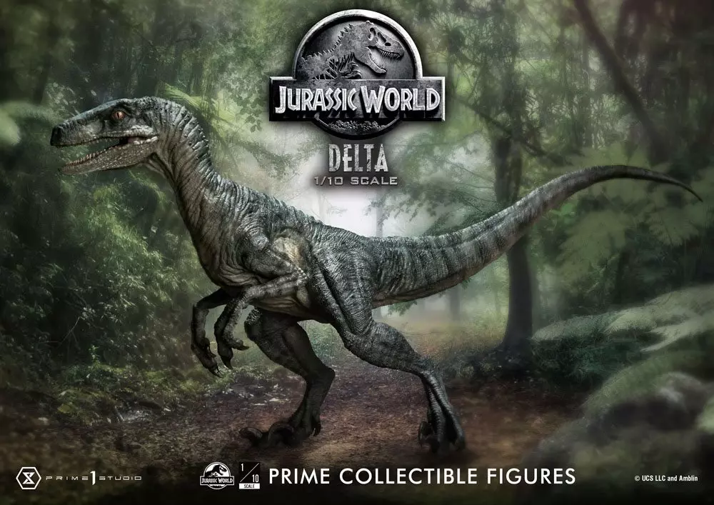 Jurassic World: Fallen Kingdom Prime Collectibles Szobor 1/10 Delta 17 cm